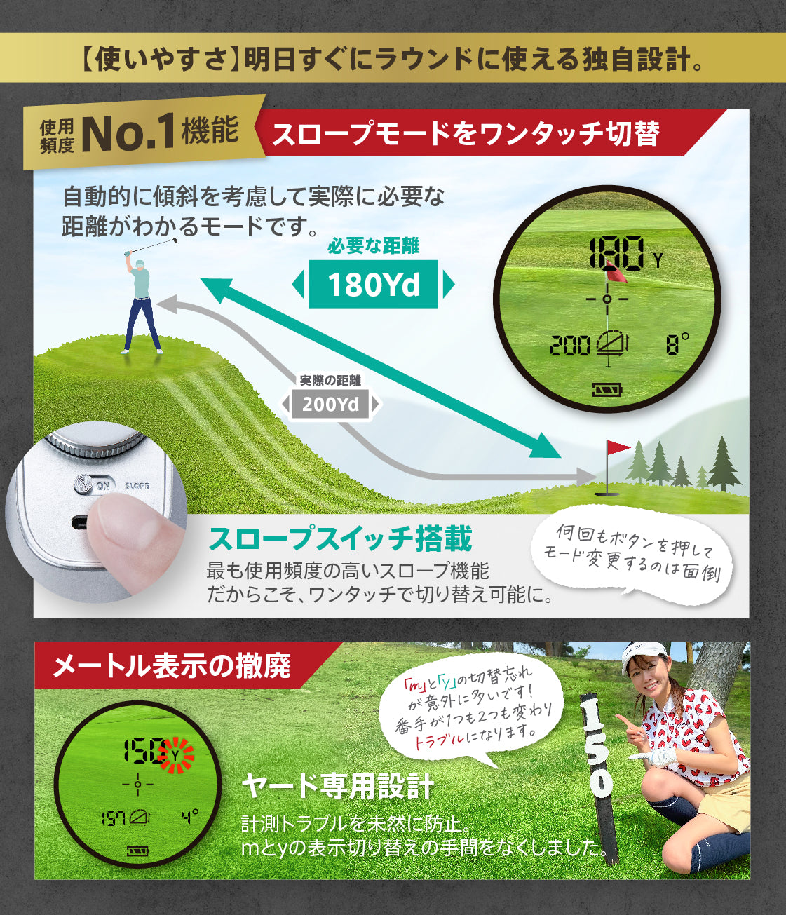 レーザー距離計:POCKET PRO